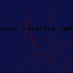 auto upholstery